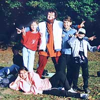elya und Kinder aus Uschhorod