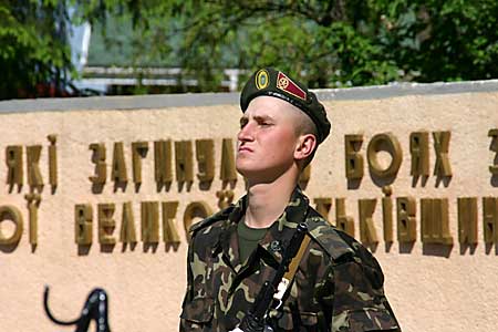 Wache am Grabmal des unbekannten Soldaten