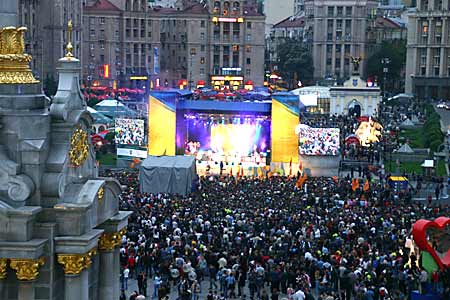 Eurovision Buehne Kiev Kyjiw Kiew Eurovision Buehne Kiev Kyjiw Kiew