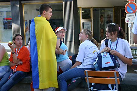 Ukrainer beim Weltjugendtag 2005 in Köln